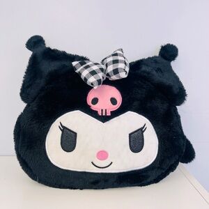 Black Faux Fur KUROMI Shoulder Bag